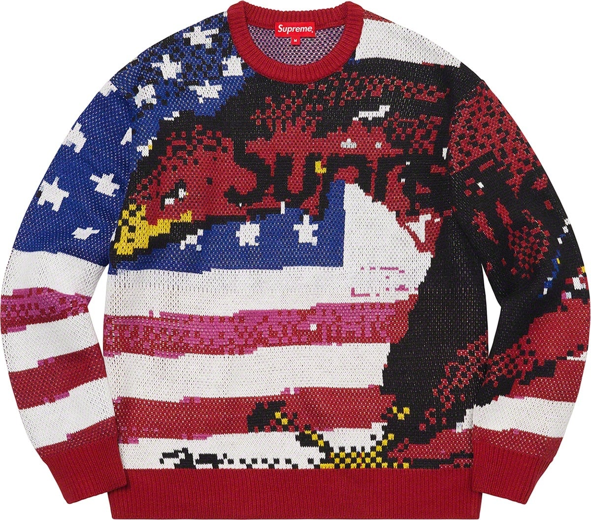 Digital Flag Sweater view 3